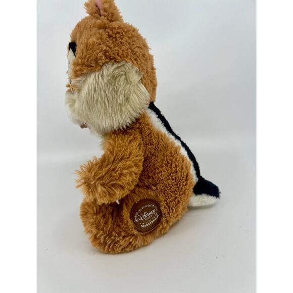 Disney Store 9" Plush CHIP Chipmunk Doll Stuffed Animal Brown Toy - Picture 2 of 4